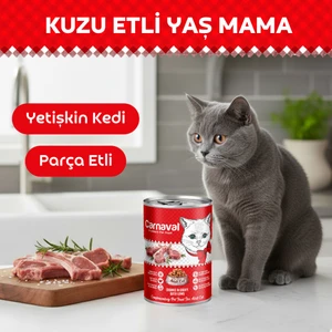 Kedi Konservesi 400 gr Kuzulu