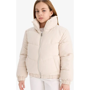 Kız Çocuk Pelüş Astar Fermuarlı Şişme Mont C5390A825AU