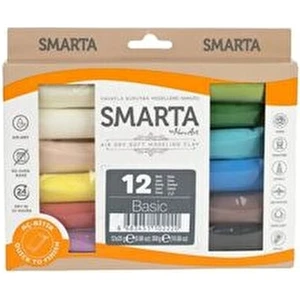 Polimer Kil Hava ile Kuruyan Modelleme Hamuru Basic Seti 12X25GR