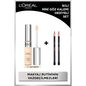 L'oréal Paris True Match Aydınlatan Serum Kapatıcı -2r & 2'li L'oréal Paris Khol Paradıse Blac Cosnat Mini Liner Hediyeli Set