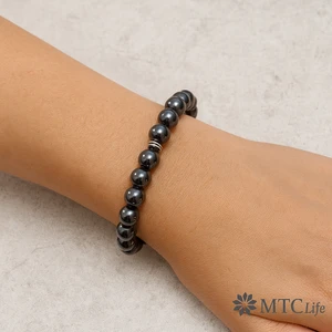 ⚫ Hematit Doğal Taş Bileklik(Güçlü Koruyucu ve Dengeleyici)