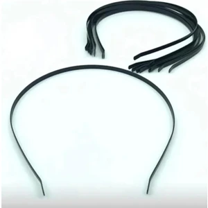 Siyah Metal Tel Taç 12 Adet 2,5 mm