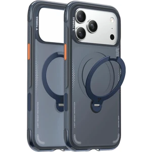 Apple iPhone 17 Pro Max O Stand Spin Air Serisi Magsafe Kılıf - Lacivert