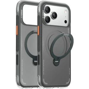 Apple iPhone 17 Pro Max O Stand Spin Air Serisi Magsafe Kılıf - Siyah