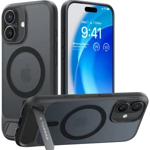 Apple iPhone 17 P Stand Serisi Magsafe Kılıf - Siyah