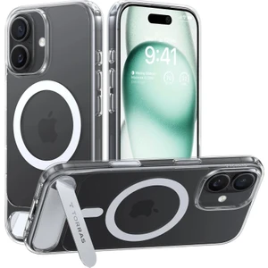 Apple iPhone 17 P Stand Serisi Magsafe Kılıf - Şeffaf