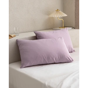 Madame Coco Manon %100 Pamuk Yastık Kılıfı Seti - Açık Mürdüm