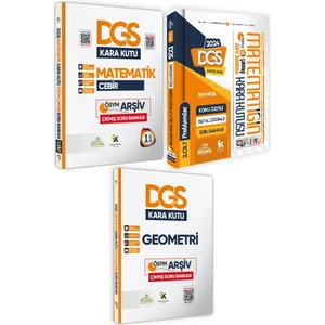 Karakutu Yayınları DGS Matematik 1.-2. Cilt ve Geometrinin Kara Kutusu Konu Özetli D.çözümlü Soru Bankası Altın Set