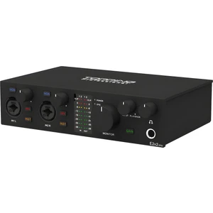 Topping Professional E2X2 Otg | Black  Yüksek Kalite Usb-C Ses Kartı: 2-Giriş/2-Çıkış 24BIT/192KHZ, 8...600OHM Arası Kulaklıklara Kadar Kullanılabilir. (Pc/mac/ios/android)