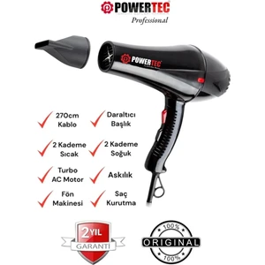 TR-901 Turbo Professional Series Fön Makinesi & Saç Kurutma 2500w Performans