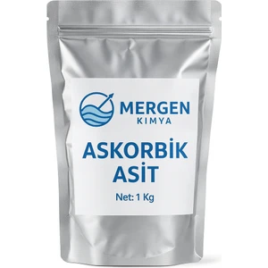Askorbik Asit (Saf Vitamin C) – Analiz Sertifikalı-, İçilebilir Katkısız - 1 KG