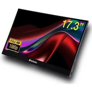 VERBATIM 17.3" IPS DOKUNMATIK PMT-17 6MS HDMI USBC TAŞINABİLİR MONİTÖR 1920X1080