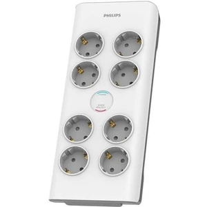 PHILIPS 8-li SPN7080WA/62 900 Joules Akım Koruma Prizi Beyaz