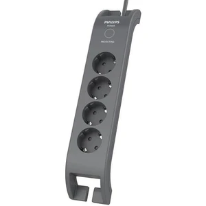 PHILIPS 4-lü SPN3140A/62 900 Joules Akım Koruma Prizi GRİ