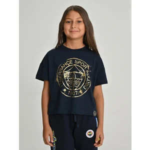 Çocuk Trıbun Gold Logolu Tshırt