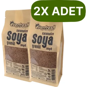 Everfresh Karamelize Soya Granül - Soya Kıyması 300 gr x 2