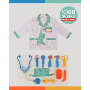 Let's Be Child LC Mavi Doktor Seti ve Çocuk Kostümü