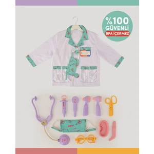 Let's Be Child LC Lila Doktor Seti ve Çocuk Kostümü