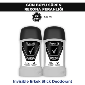 Men MotionSense Erkek Stick Deodorant Invisible On Black White Clothes 50 ml x2