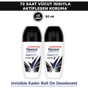 Üstün Koruma Kadın Roll On Deodorant Invisible 50 ml x2