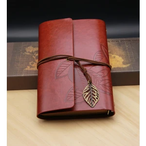 Hediye Biziz Deri Hatıra - Anı Defteri Taba - Kahverengi