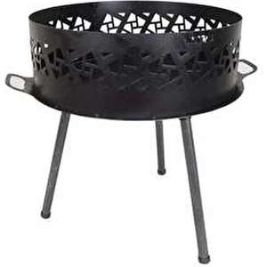 Campout Meriç Şömine Barbekü 5 mm Kalınlıkta Sağlam Pişirme Seti Kamp ve Doğa İçin