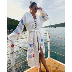 Müslin Pamuk Bornoz Banyo,plaj,havuz Yaz,kış Kapüşonlu Bornoz Unisex-Su Emici Hızla Kuruyan Tasarım