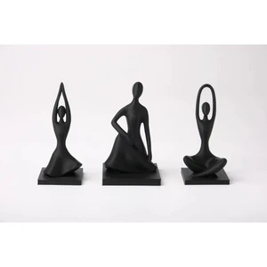 Elya Mekatronik Zen Üçlüsü – Modern Soyut Heykeller Dekoratif Obje Biblo