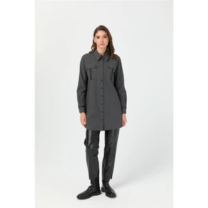 Çift Cepli Tunik  Antrasit