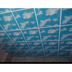 Pvc Asma Tavan Gökyüzü 60X60 Panel