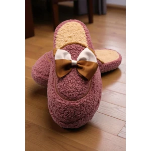 Kurdeleli Kaydırmaz Taban Kışlık Terlik. Mevsimlik Kadın Ev Terliği