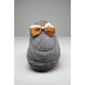 Kurdeleli Kaydırmaz Taban Kışlık Terlik. Mevsimlik Kadın Ev Terliği