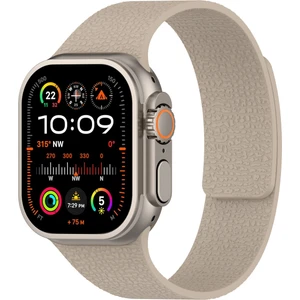 Apple Watch Seri 2 3 4 5 6 7 8 Se Ultra Uyumlu 38 40 41 mm Uyumlu Manyetik Esnek Silikon Kordon