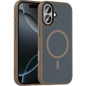 iPhone 17 Uyumlu Magsafe Kılıf Mat Arka Yüzey Kamera Çıkıntılı Darbe Emici Kapak