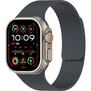 Apple Watch Seri 2 3 4 5 6 7 8 Se Ultra Uyumlu 38 40 41 mm Uyumlu Manyetik Esnek Silikon Kordon