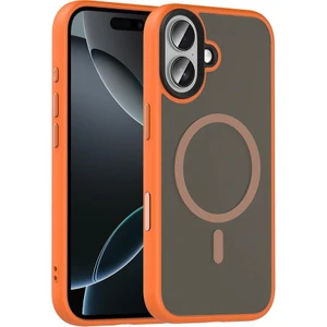 iPhone 17 Uyumlu Magsafe Kılıf Mat Arka Yüzey Kamera Çıkıntılı Darbe Emici Kapak