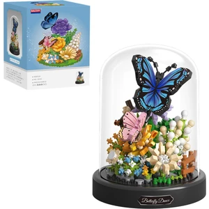 Mini Bahçe Serisi Kelebeklerin Dansı Yapı Bloğu Seti (530 Parça)