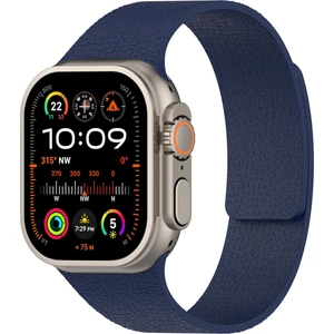 Apple Watch Seri 2 3 4 5 6 7 8 Se Ultra Uyumlu 38 40 41 mm Uyumlu Manyetik Esnek Silikon Kordon