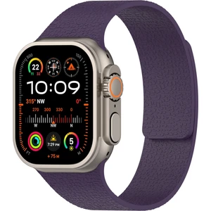 Apple Watch Seri 2 3 4 5 6 7 8 Se Ultra Uyumlu 38 40 41 mm Uyumlu Manyetik Esnek Silikon Kordon
