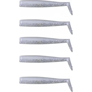 Sandeel Pearl Silver 10CM 7gr Levrek Silikonu 5 Adet