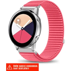 Samsung Galaxy Watch Active / Galaxy Watch Active 2 40 44MM Uyumlu Spor Cırtlı Kordon 20MM