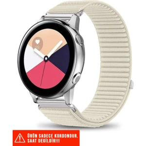 Samsung Galaxy Watch Active / Galaxy Watch Active 2 40 44MM Uyumlu Spor Cırtlı Kordon 20MM