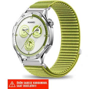 Huawei Honor Magic / Magic 2 / Honor Gs Pro / Gs Uyumlu Spor Cırtlı Metal Tokalı Kordon 22MM