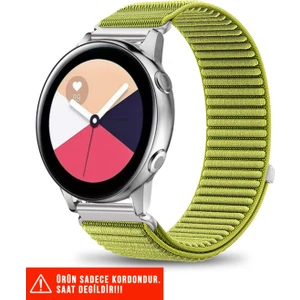 Samsung Galaxy Watch Active / Galaxy Watch Active 2 40 44MM Uyumlu Spor Cırtlı Kordon 20MM
