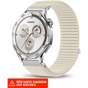 Huawei Honor Magic / Magic 2 / Honor Gs Pro / Gs Uyumlu Spor Cırtlı Metal Tokalı Kordon 22MM