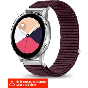 Samsung Galaxy Watch Active / Galaxy Watch Active 2 40 44MM Uyumlu Spor Cırtlı Kordon 20MM