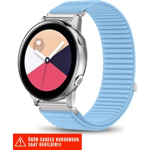 Samsung Galaxy Watch Active / Galaxy Watch Active 2 40 44MM Uyumlu Spor Cırtlı Kordon 20MM