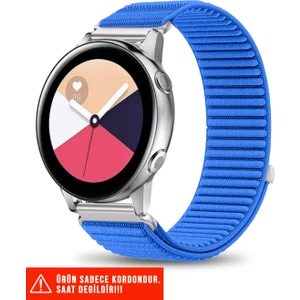 Samsung Galaxy Watch Active / Galaxy Watch Active 2 40 44MM Uyumlu Spor Cırtlı Kordon 20MM