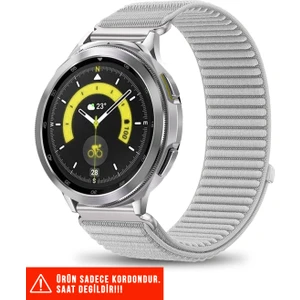 Samsung Galaxy Watch 46MM / Galaxy Watch 3 45MM / Gear S3 Uyumlu Spor Cırt Metal Tokalı Kordon 22MM