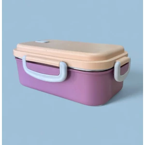 Paslanmaz Çelik Yemek Saklama ve Taşıma Kabı Pembe 450 ml P4865